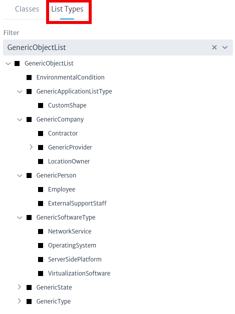 dmman list types