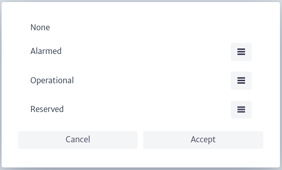 List type items