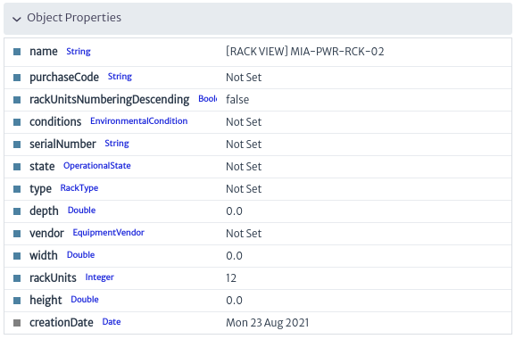 Object Properties