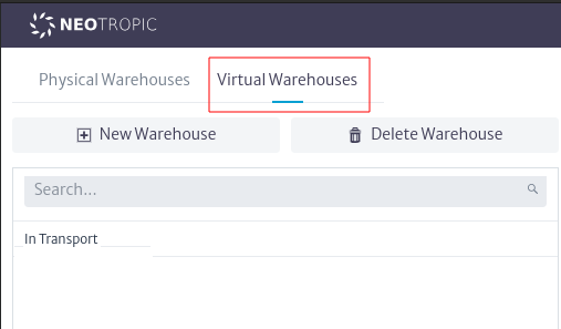 Virtual Warehouse