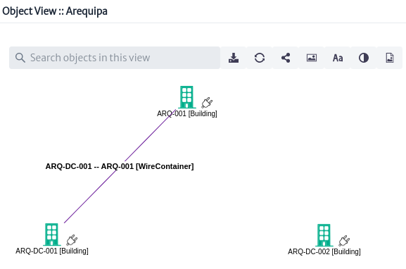 Object view with new connection