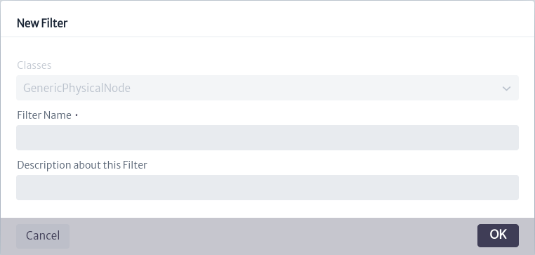 Create filter with class